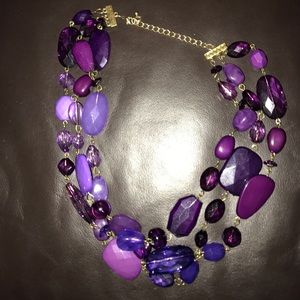 Purple necklace