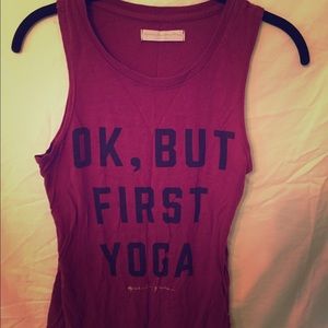 But first yoga top!