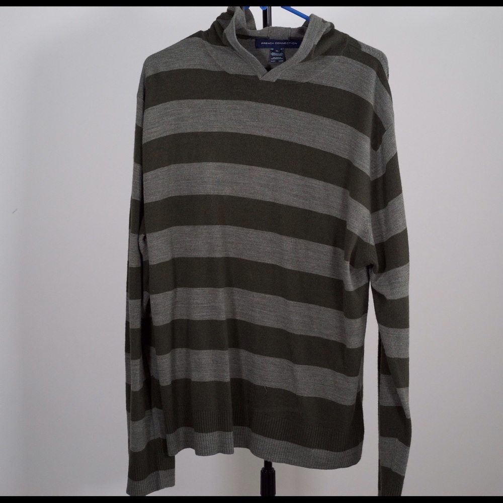 French Connection Thin Sweater Hoodie