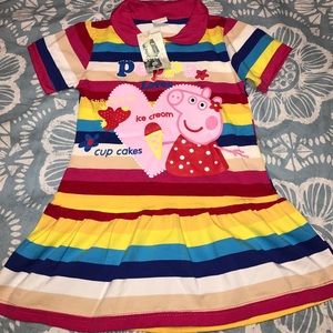 SALE NWT Girl's size 9-10 Peppa Pig Dress!