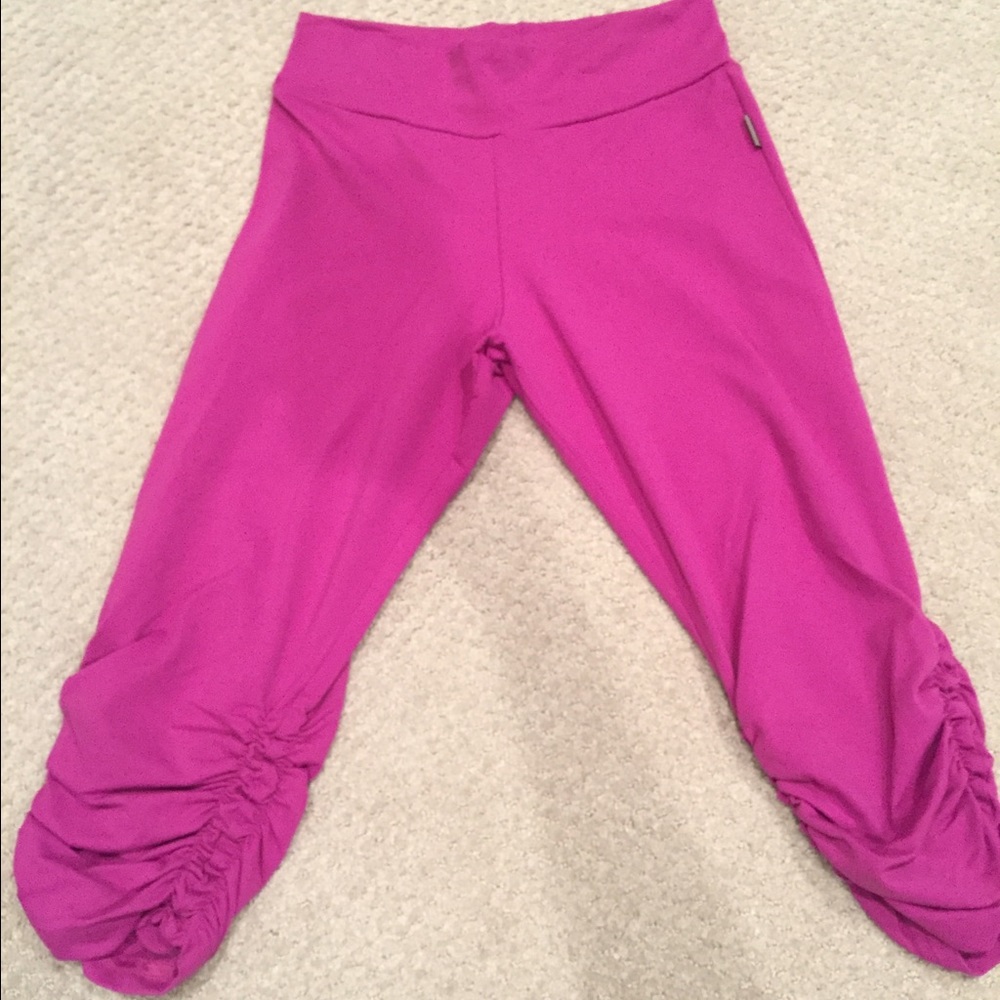 KOS*USA :: Fuchsia/Pink Scrunch Legged Yoga Pants