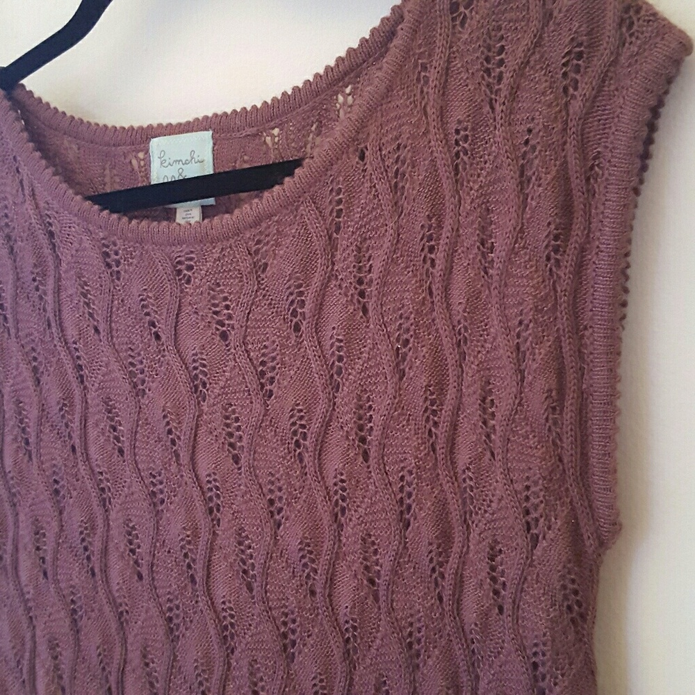 Kimchi & Blue Purple Knit Dress Sz. M