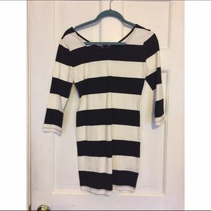 Striped Bodycon Dress