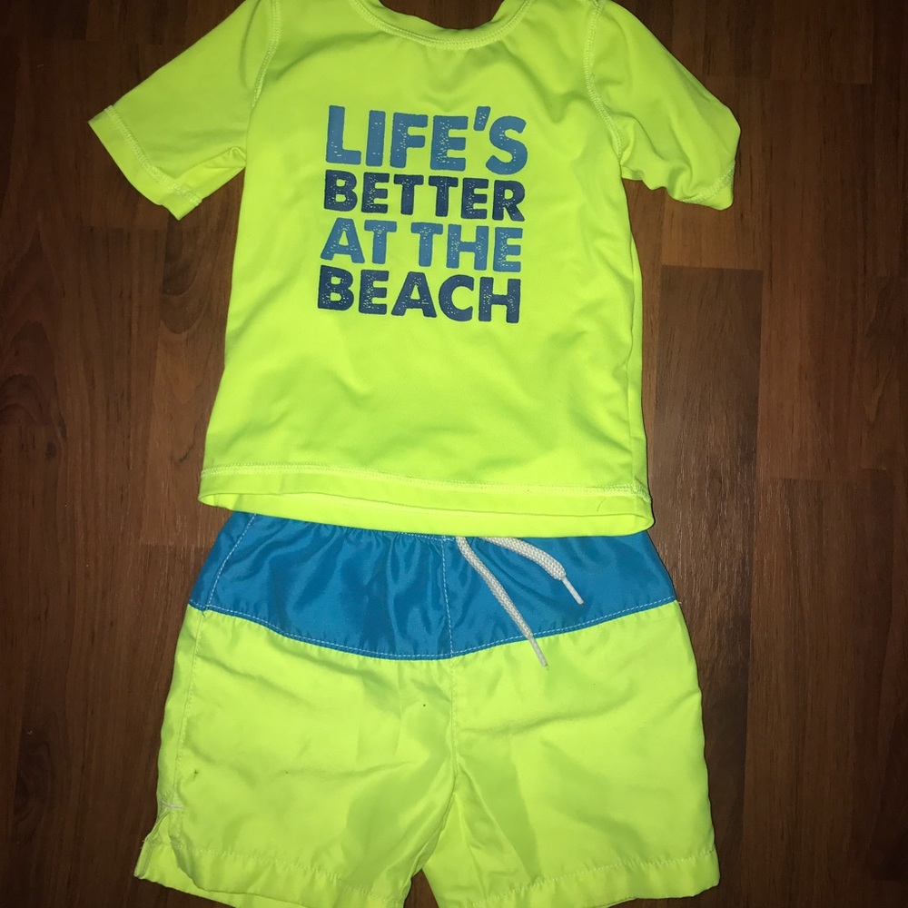 Swim trunk set. 2T BUNDLE