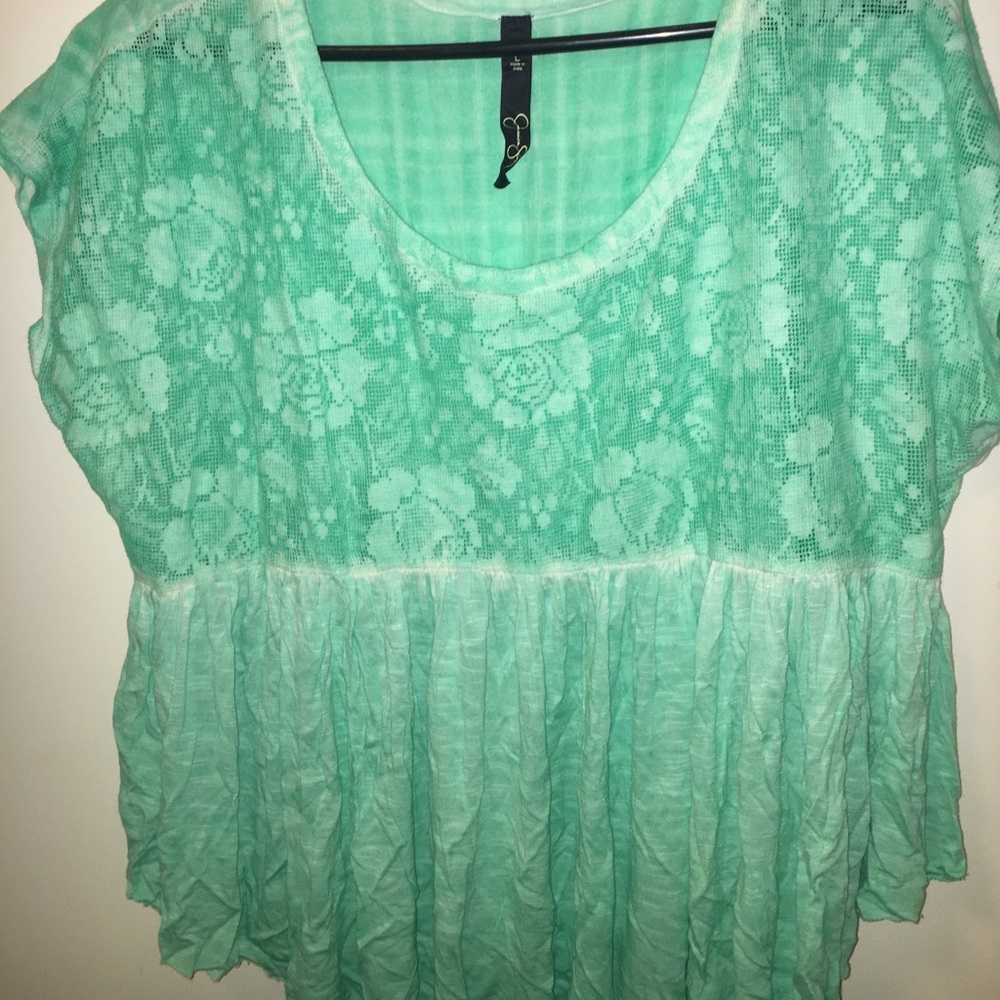 Mint Green, Short Sleeve