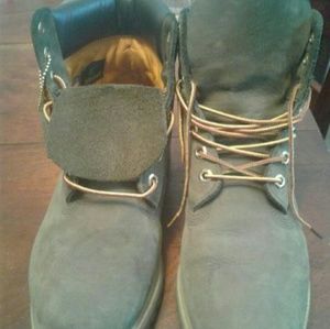 Nature green Timberland boots size 10