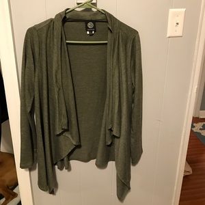 Navy green cardigan