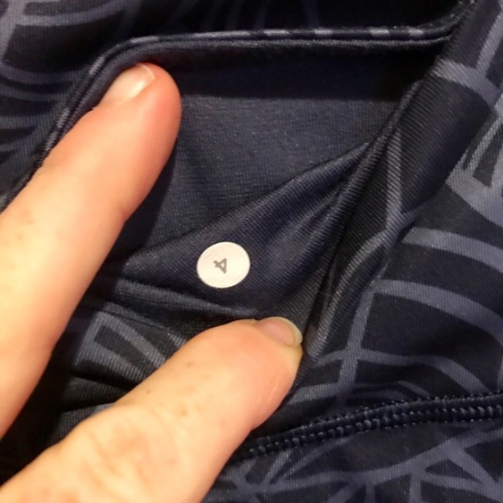 Lululemon Wunder Under Crop Leggings Palm - Picture 3 of 5