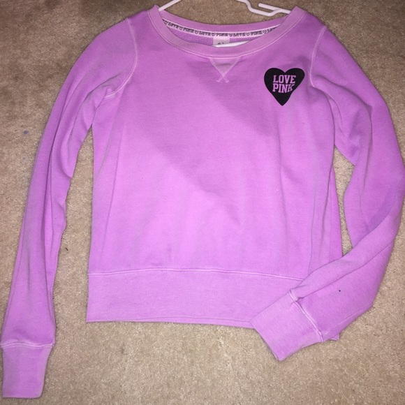 Victoria Secret Love Pink Sweatshirt - Picture 1 of 4