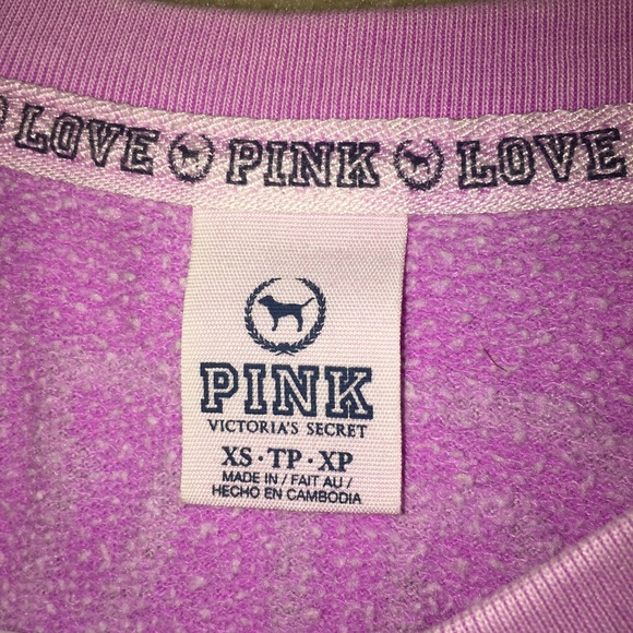 Victoria Secret Love Pink Sweatshirt - Picture 3 of 4