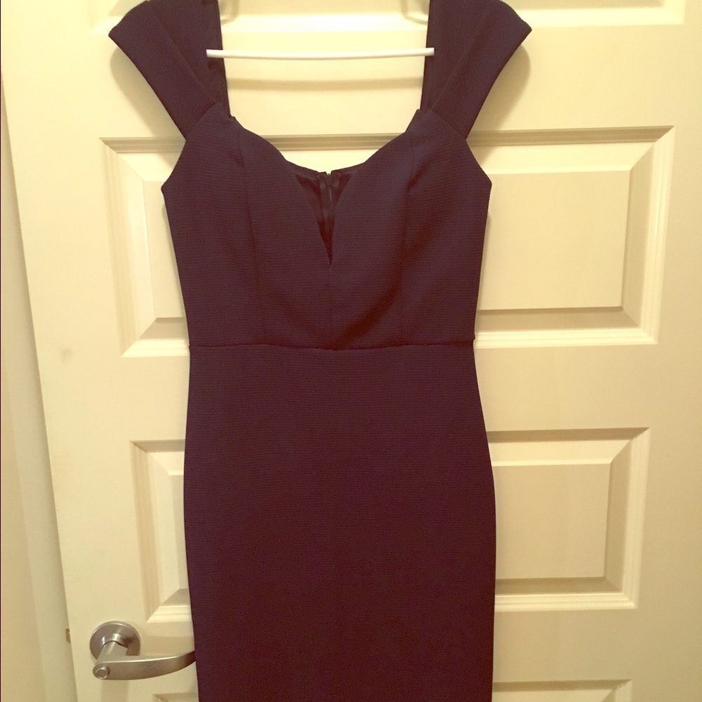 Blue Fitted Dress