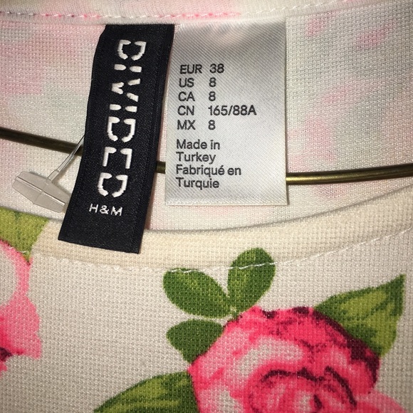 BEAUTIFUL PINK FLORAL H&M DRESS - Picture 3 of 3