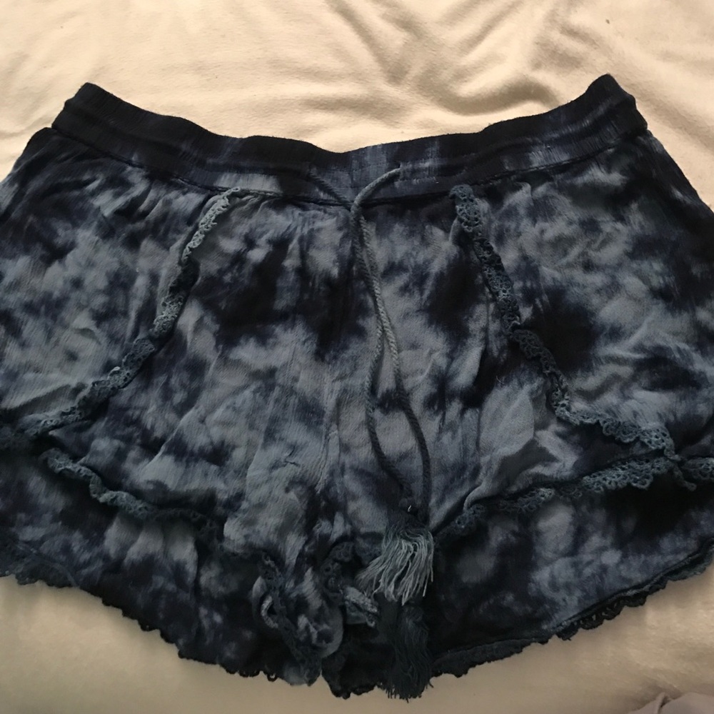 Tie dye shorts