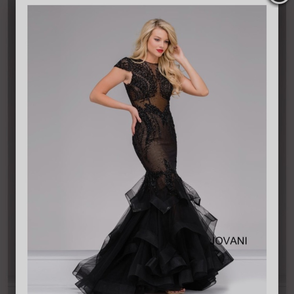 Worn once for 2hr  jovani 26947 dress in excellent