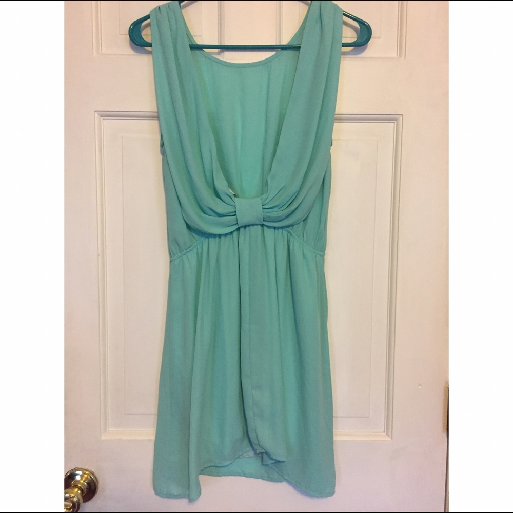 Mint (Low Back) Dress