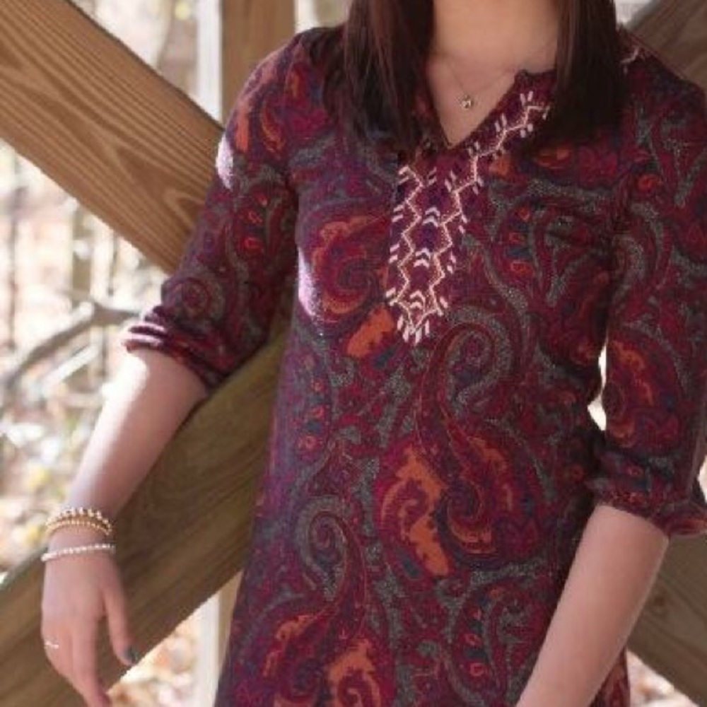 Paisley Mini Dress