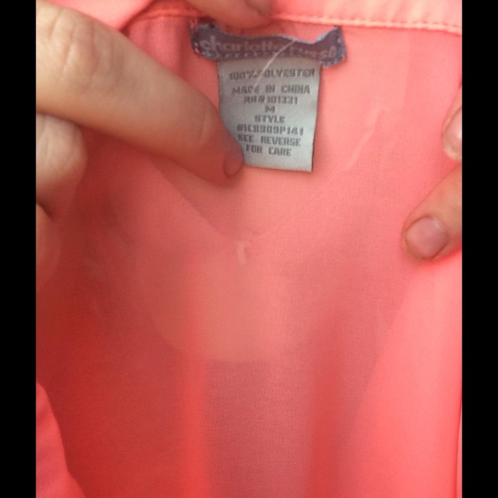 Pink button down shirt - Picture 4 of 4