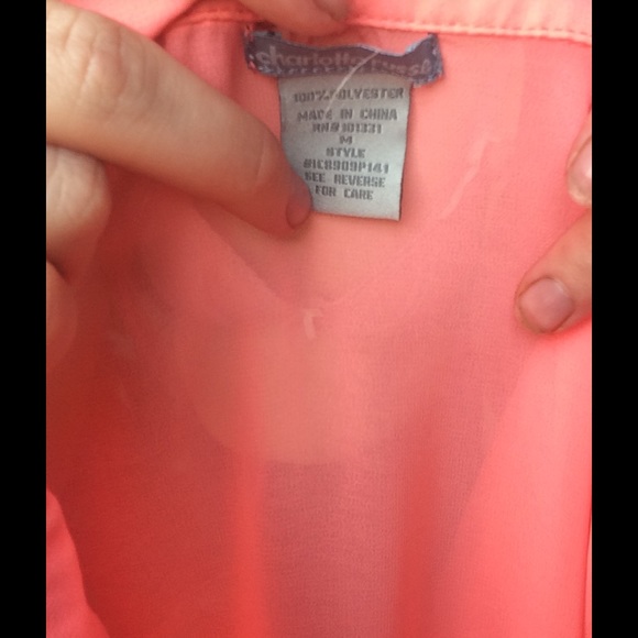 Pink button down shirt - Picture 4 of 4