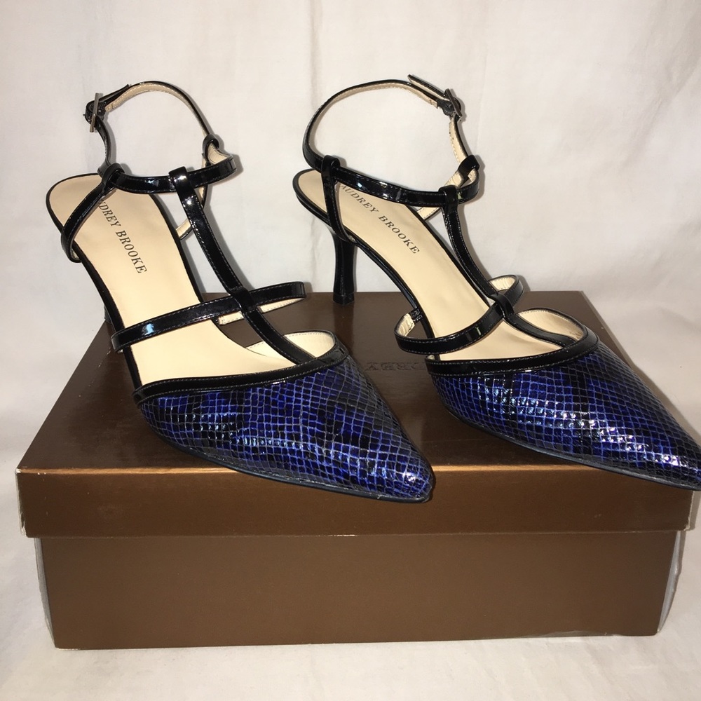 Audrey Brooke NWT Kitten Heel Pump Size 10