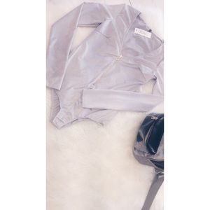 Suede Bodysuit