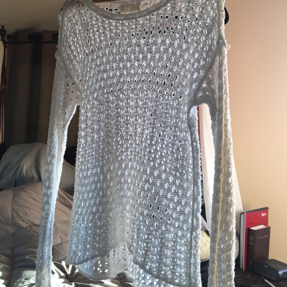 White hollister tunic