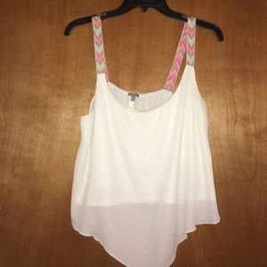 Large Aztec crop top from Charlotte Russe