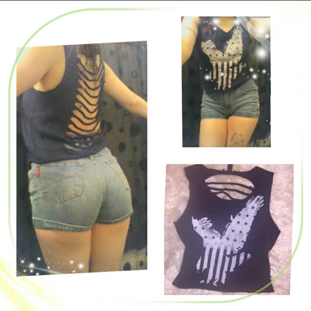 Forever21 Cutout back Terry Tank Top