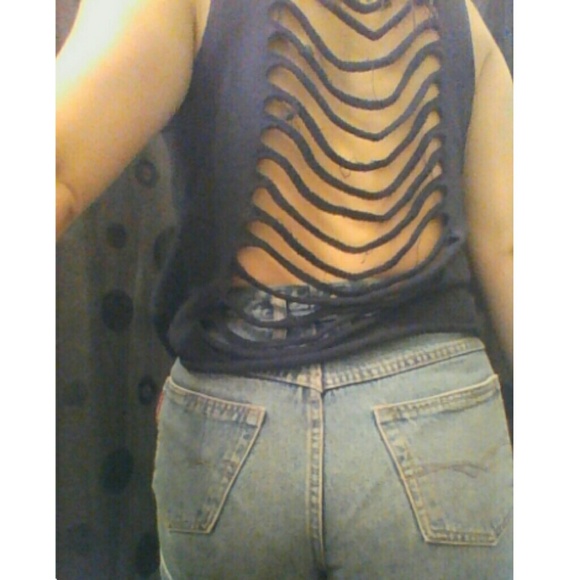 Forever21 Cutout back Terry Tank Top - Picture 6 of 7