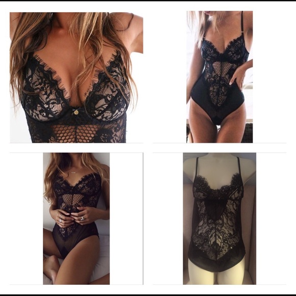 Sexy Stretch Lace Teddy - Picture 3 of 4