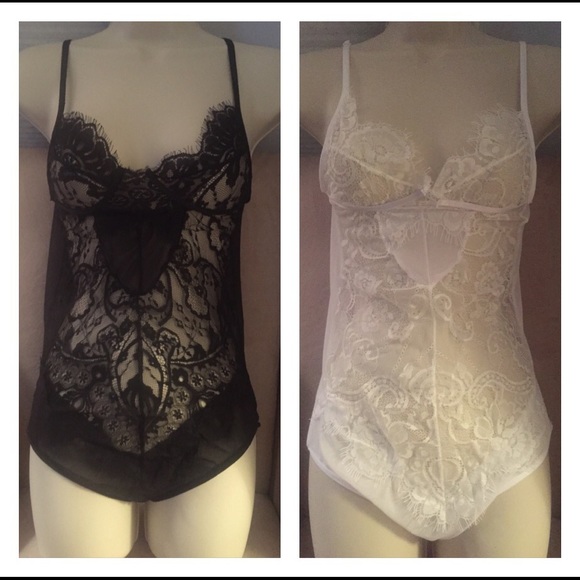 Sexy Stretch Lace Teddy - Picture 4 of 4