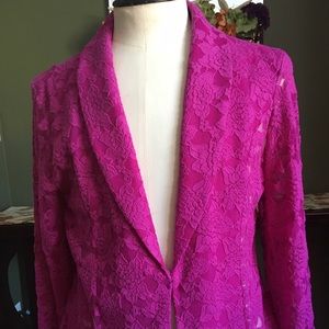 INC WOMENS LACE JACKET SIZE EXTRA LARGE