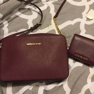 Michael Kors Cross Body with matching wallet