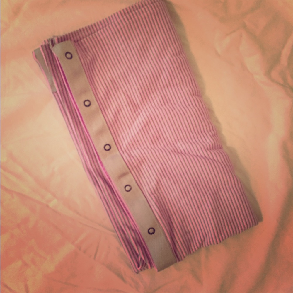 Collectible pink and grey lulu infinity scarf