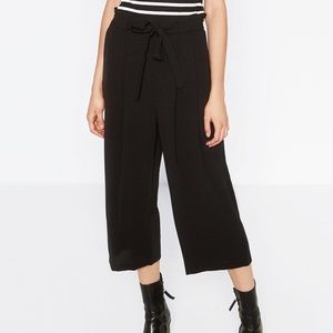 Zara black culottes