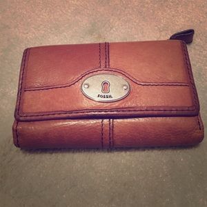 Fossil leather wallet