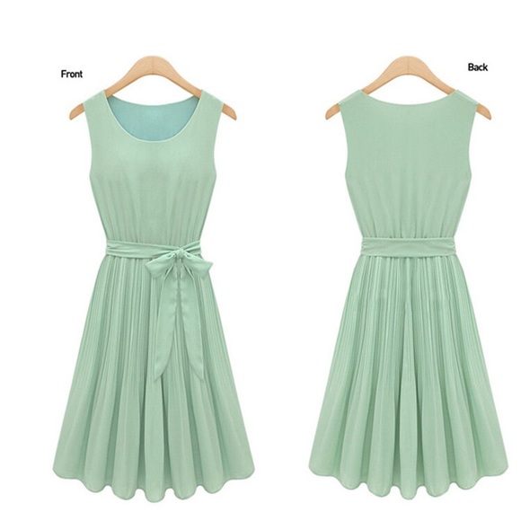Mint dress DRC160 - Picture 2 of 3