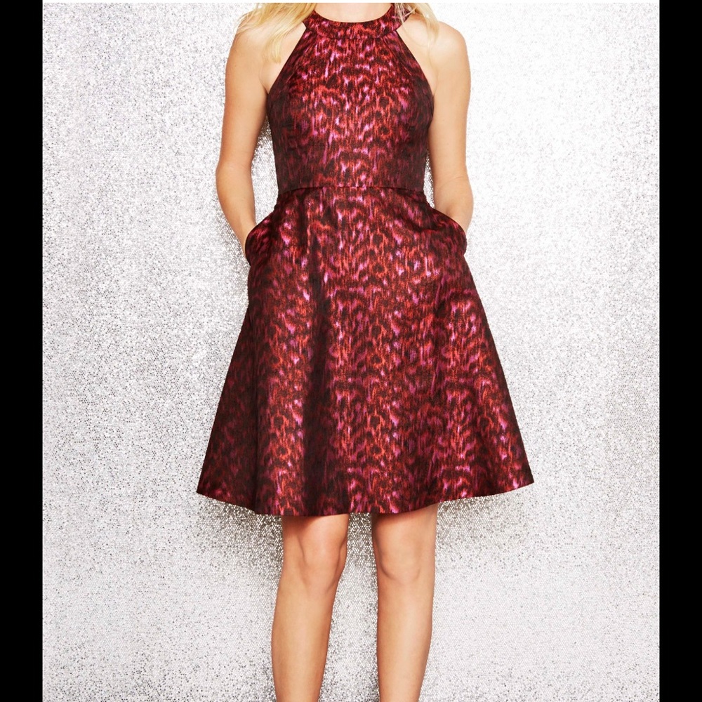 Fit & Flare Halter Dress 12 CALVIN KLEIN NWT - Picture 3 of 8