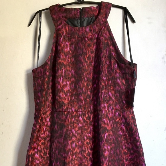 Fit & Flare Halter Dress 12 CALVIN KLEIN NWT - Picture 7 of 8