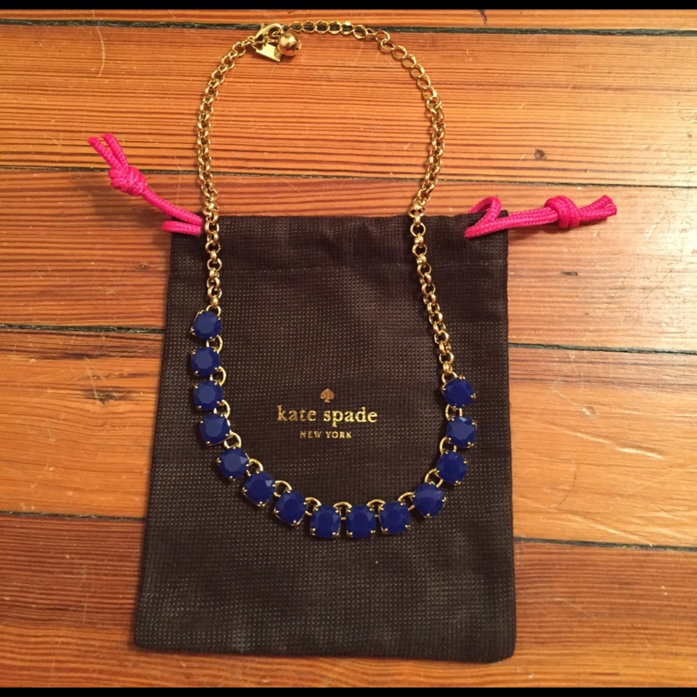 Blue kate spade necklace
