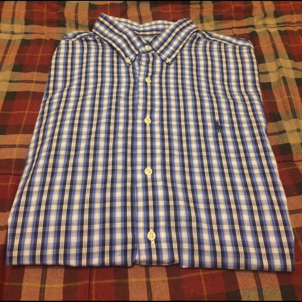 Polo Ralph Lauren XL men's Blake blue white