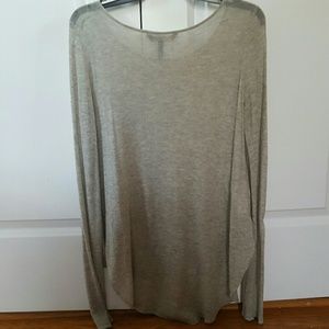 BCBGMaxAzria flowy sweater high low fit