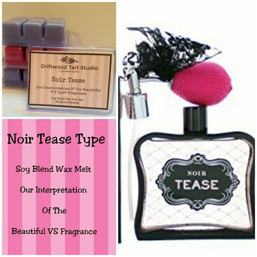 Noir Tease V.S type soy wax melt/wickless candle