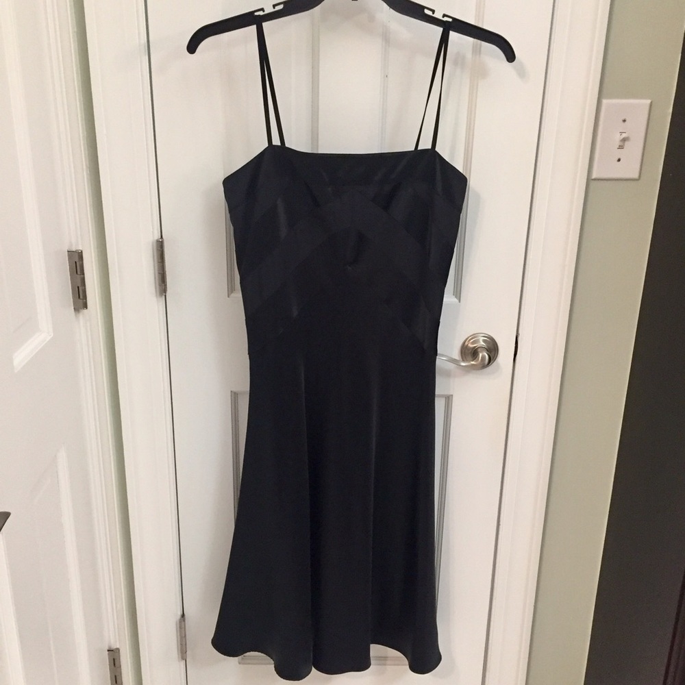 NWOT Banana Republic Silk Spaghetti-Strap Dress