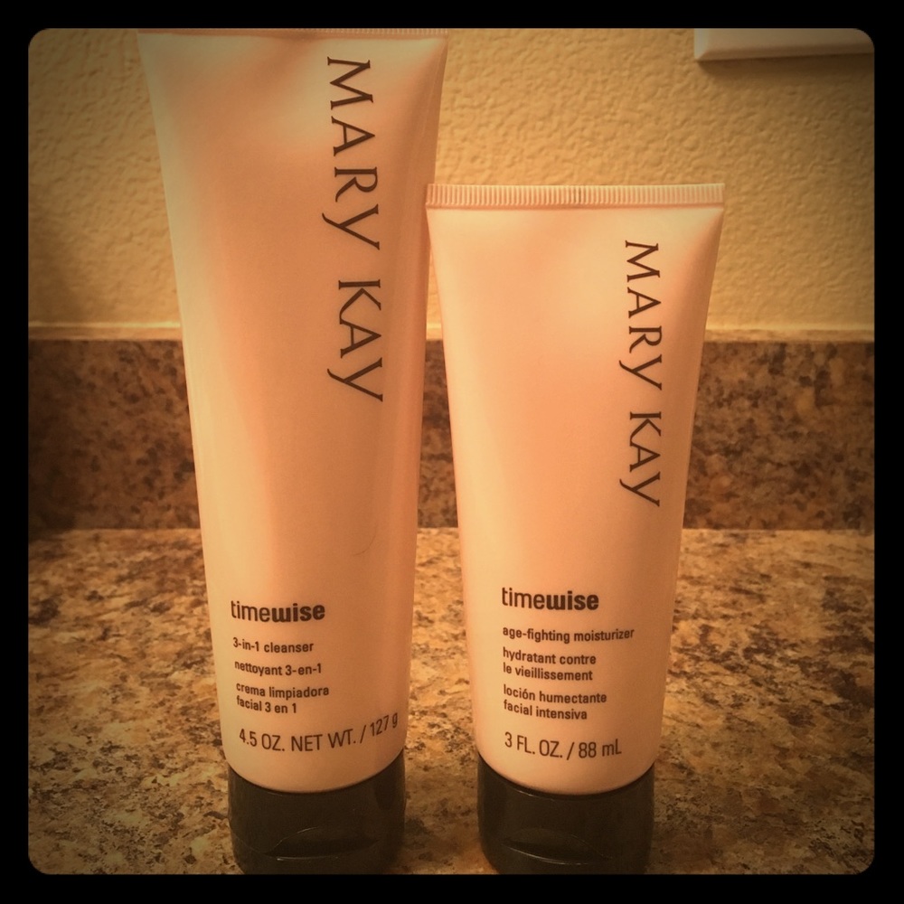 Mary Kay Cleanser and Moisturizer