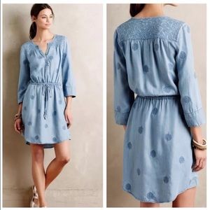 Holding Horses chambray dress from Anthroplogie