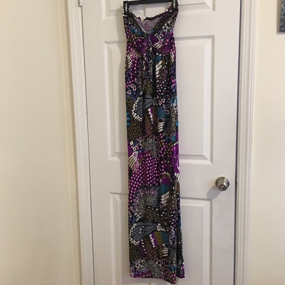 Printed Maxi Dress - Picture 1 of 5