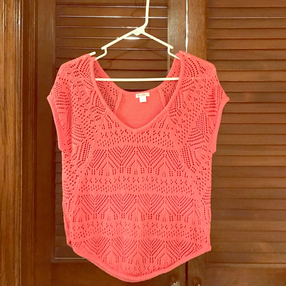 Xhilaration Coral Top XS