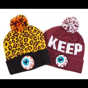 SALE Set of 2 Mishka MNWKA beanie hats SALE Set of 2 Mishka MNWKA beanie hats