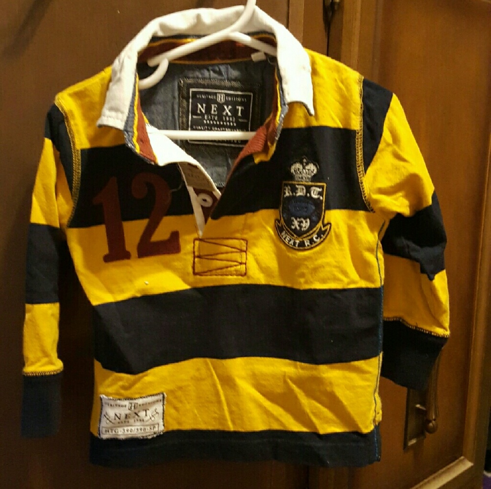 Boys long sleve polo