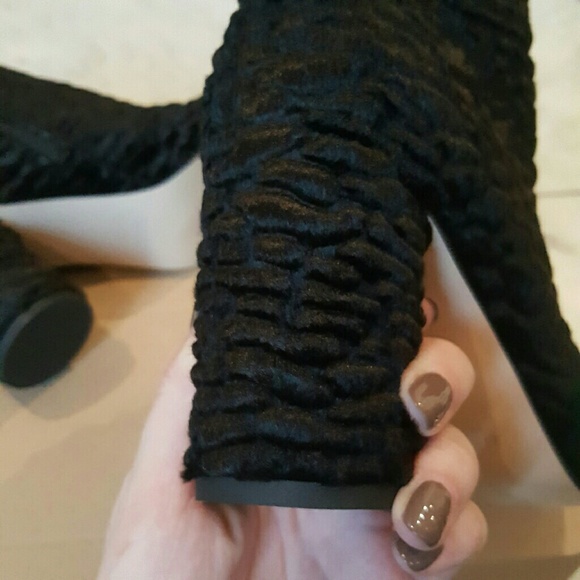 Zara Faux Fur Ankle Boots - Picture 5 of 8